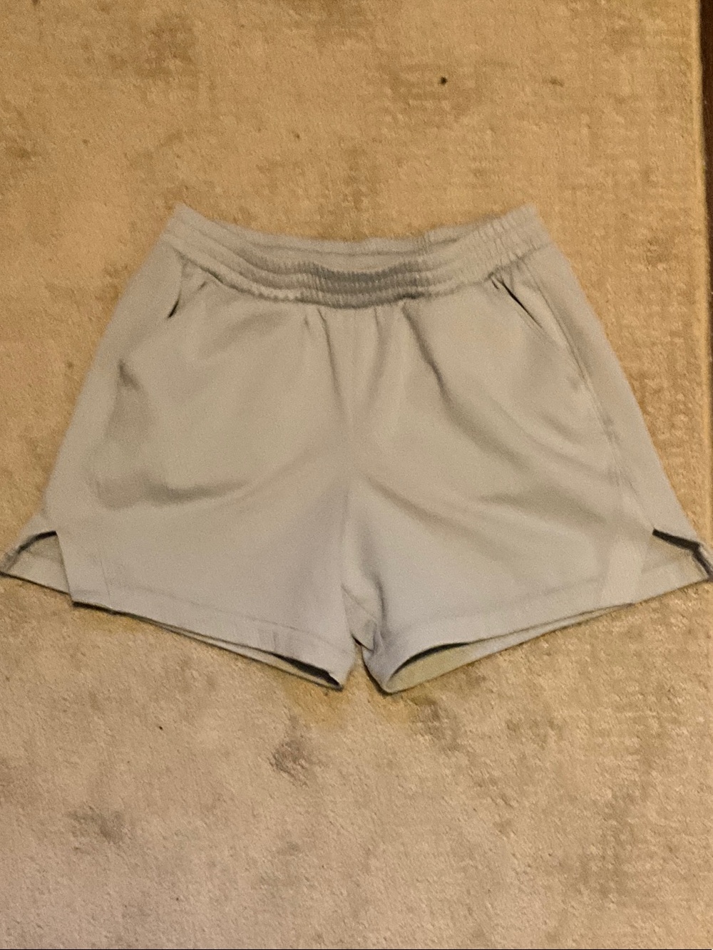 Athletic Works Light Gray Girls' Athletic Shorts